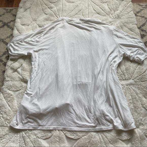 White Short Sleeve Kimono/Cover Up Size Medium/Large - Picture 6 of 6